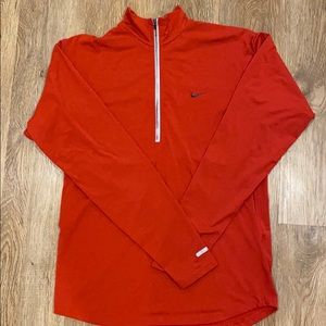 Nike Men’s Dri-fit quarter zip pullover, Size:Med